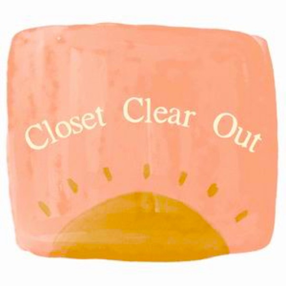 Clear out my closet! Excepting most offers.